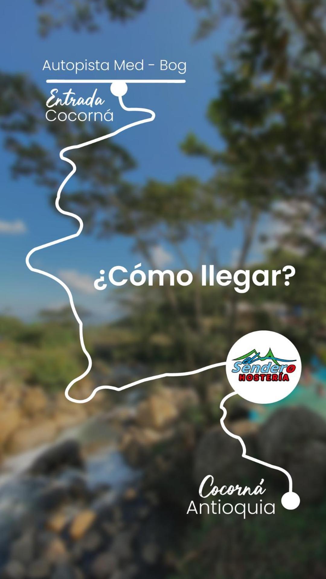 Hosteria El Sendero - Cocorná Eksteriør bilde